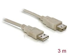 Delock kabelis USB 2.0 prailginimas A/A 3m