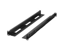 Rinkinys SZYN MONTAŻOWYCH DO SZAF RACK 19" PRZESUWNE 650-1090MM JUODA LANBERG