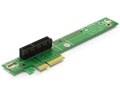 RISER PCI EXPRESS X4 kampinis 90" LEWA DELOCK