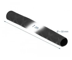 RURKA TERMOKURCZLIWA WZÓR KRZYŻOWY ANTYPOŚLIZGOWA 1M X 50 MM Juoda DELOCK