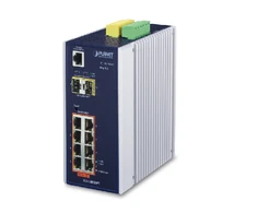 Šakotuvas PLANET IGS-10020PT tinklo komutatorius su valdomu L3 gigabito Ethernet ryšiu (10/100/1000), maitinimu per Ethernet (PoE) Mėlyna, Baltas