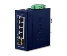Šakotuvas PLANET IGS-510TF komutatorius bevielis Gigabit Ethernet (10/100/1000) Mėlyna