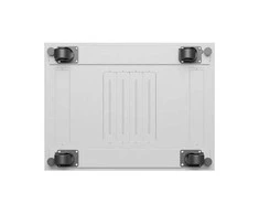 LANBERG laisvai pastatoma stelažinė spintelė 19/22U 600x800 stiklinių durelių LCD plokščias komplektas pilkas V2