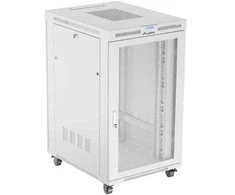 Lanberg grindų spintelė 19" 27U 800x1000 rutulinės perforuotos durelėmis LCD V2
