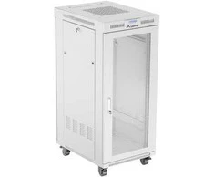 Lanberg grindų statoma stelažas 19" 27U 600x800 rutulinės perforuotos durelėmis LCD V2