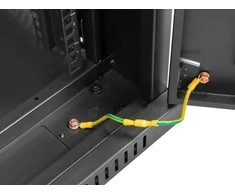 LANBERG laisvai pastatomas stelažas 19 colių spintelė 37U 800x1000 stiklinių durų LCD butas juodas