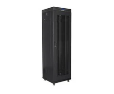 LANBERG laisvai pastatomas stovas 19 colių spintelė 42U 600x600 tinklelio durys LCD plokščias paketas juodas
