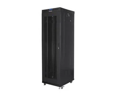 LANBERG laisvai pastatomas stelažas 19 colių spintelė 42U 600x800 tinklelio durys LCD plokščias paketas juodas