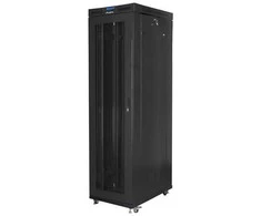 LANBERG Laisvai pastatomas stelažas 19 colių spintelė 47U 800x1000 tinklelio durys LCD plokščias paketas juodas