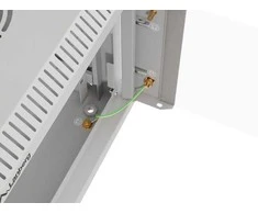 Lanberg 10 colių 6U 300x300 rutulinės pakabinamos spintelės stiklinės durys (plokščia pakuotė)