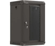 Lanberg pakabinama spintelė 10" 9U 300x300 juoda stiklinė durelė (plokščia pakuotė)