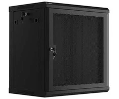 LANBERG sieninė spintelė 19 colių 12U 600x450 tinklelio durys juodas plokščias paketas