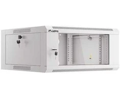 LANBERG 19" 4U 600 pilkų stiklinių durų Rack instaliacinė spintelė (surinkta)