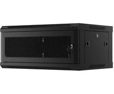 Lanberg pakabinama spintelė 19" 4U 600X450 juoda perforuotos durys