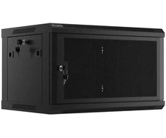 Lanberg pakabinama spintelė 19" 6U 600X450 juoda perforuotos durys
