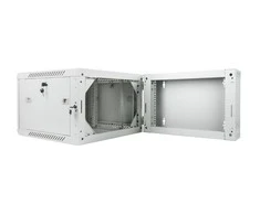 LANBERG WF02-6606-10S sieninis dvigubos sekcijų stelažas 19 colių plokščias paketas 6U/600x600mm pilkas
