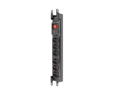 ARMAC Multi M6 Apsaugos nuo viršįtampių stovas 19 colių 6x IEC 3m juodas