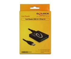 DELOCK kortelių skaitytuvas-USB3.0 CFAST