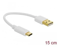 Delock USB įkrovimo laidas Type-A į USB Type-C™ 15 cm