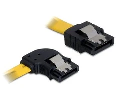 DELOCK Cable SATA 6Gb/s 70cm kairysis/tiesus metalinis
