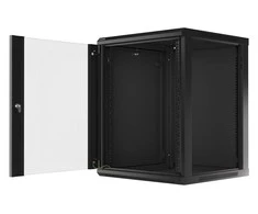 LANBERG WF01-6615-10B sieninis stovas 19 colių išmontuojamas plokščias paketas 15U/600x600mm juodas