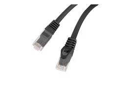 LANBERG Patchcord cat.6 UTP LSZH CU 5m juodas Fluke passed