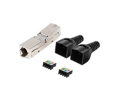 LANBERG 2x RJ-45 FTP cat 6 kištukas 8P8C adapteris be įrankių