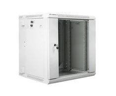 LANBERG WF02-6612-10S sieninis dvigubos sekcijų stelažas 19 colių plokščias paketas 12U/600x600mm pilkas