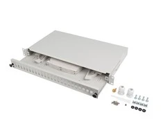 LANBERG šviesolaidinė komutacinė panelė 24XSCSX/12XLCDX Rack 19inch