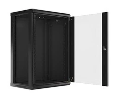 LANBERG WF01-6418-10B sieninis stovas 19 colių išmontuojamas plokščias paketas 18U/600x450mm juodas