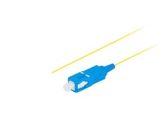 PIGTAIL FIBER SM SC/UPC EASY STRIP 9/125 G657A1 2M Geltonas LANBERG
