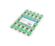 OPTINIS PLASTAS ADAPTERIS SM SC/APC SIMPLEX Juodas CAP 25Vnt. LANBERG