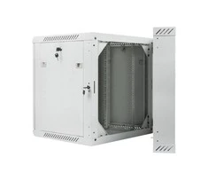 LANBERG WF02-6612-10S sieninis dvigubos sekcijų stelažas 19 colių plokščias paketas 12U/600x600mm pilkas