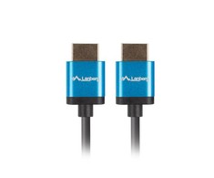 LANBERG HDMI M/M v2.0 cable 1m juodas 4K slim