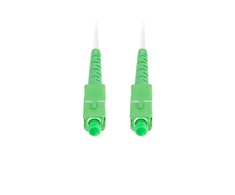 LANBERG šviesolaidinis patchcord SM SC/APC-SC/APC simplex 20m LSZH g657b3 3.0mm baltas