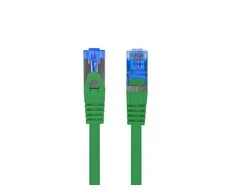 LANBERG patchcord cat.6A FTP LSZH CCA 0.5m žalias