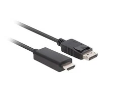 LANBERG Cable DisplayPort M v1.1->HDMI M 1.8m juodas