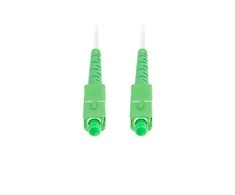 LANBERG šviesolaidinis patchcord SM SC/APC-SC/APC simplex 2.5m LSZH g657a2 3.0mm baltas