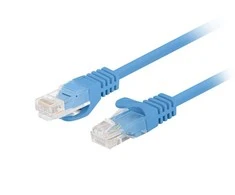 PATCHCORD KAT.5E UTP 3M Mėlynas FLUKE PASSED LANBERG 10-PACK
