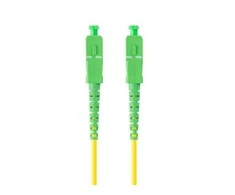 FIBER OPTIC PATCHCORD SM SC/APC-SC/APC SIMPLEX 3.0MM LSZH G657A1 3M Geltonas LANBERG