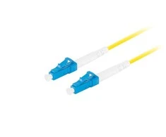 LANBERG šviesolaidinis laidas SM LC/UPC-LC/UPC simplex 10m LSZH g657a1 3.0mm geltonas