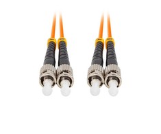 FIBER OPTIC PATCHCORD MM ST/UPC-ST/UPC DUPLEX 3.0MM OM2 50/125 LSZH 5M ORANŽINĖ LANBERG