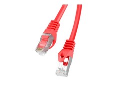 LANBERG patchcord cat.6 20m FTP raudona