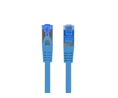 LANBERG patchcord cat.6A FTP LSZH CCA 1m mėlynas