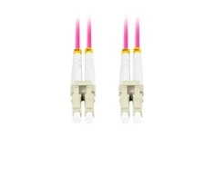 LANBERG Šviesolaidinis patchcord MM LC/UPC-LC/UPC DX OM4 15m