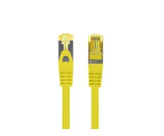LANBERG Patchcord Cat.6A S/FTP LSZH CU 0.25m yellow