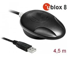 IMTUVAS GPS NAVILOCK NL-8012U USB-A U-BLOX 8 UBX-M8030-KT IPX6 MULTI GNSS NA KABLU 4.5M