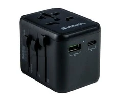 Verbatim – universalus kelioninis adapteris UTA-02 PD20W/QC / 1xUSB / 1xType-C