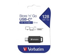 Verbatim Pendrive 128GB USB-C juodos spalvos 49459