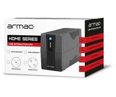 ARMAC UPS Home Line-Interactive H/650E/LED/V2 650VA 2x French Outlets USB-B LED